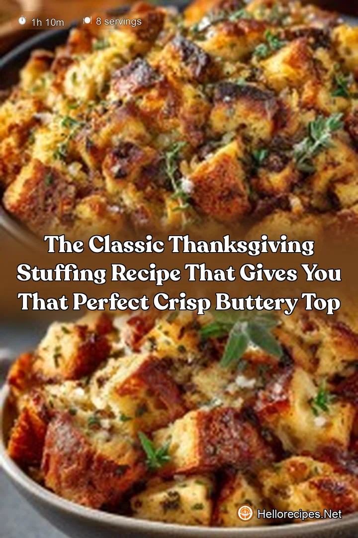 The Classic Thanksgiving Stuffing Recipe That Gives You That Perfect Crisp Buttery Top