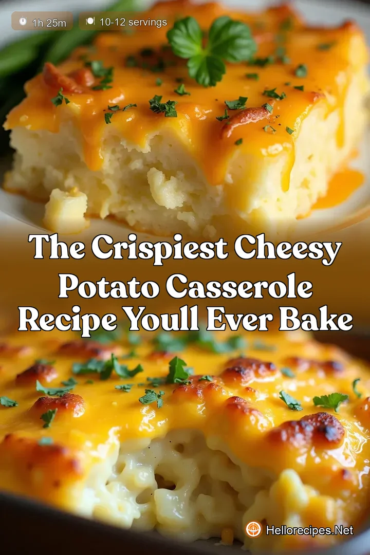 The Crispiest Cheesy Potato Casserole Recipe Youll Ever Bake