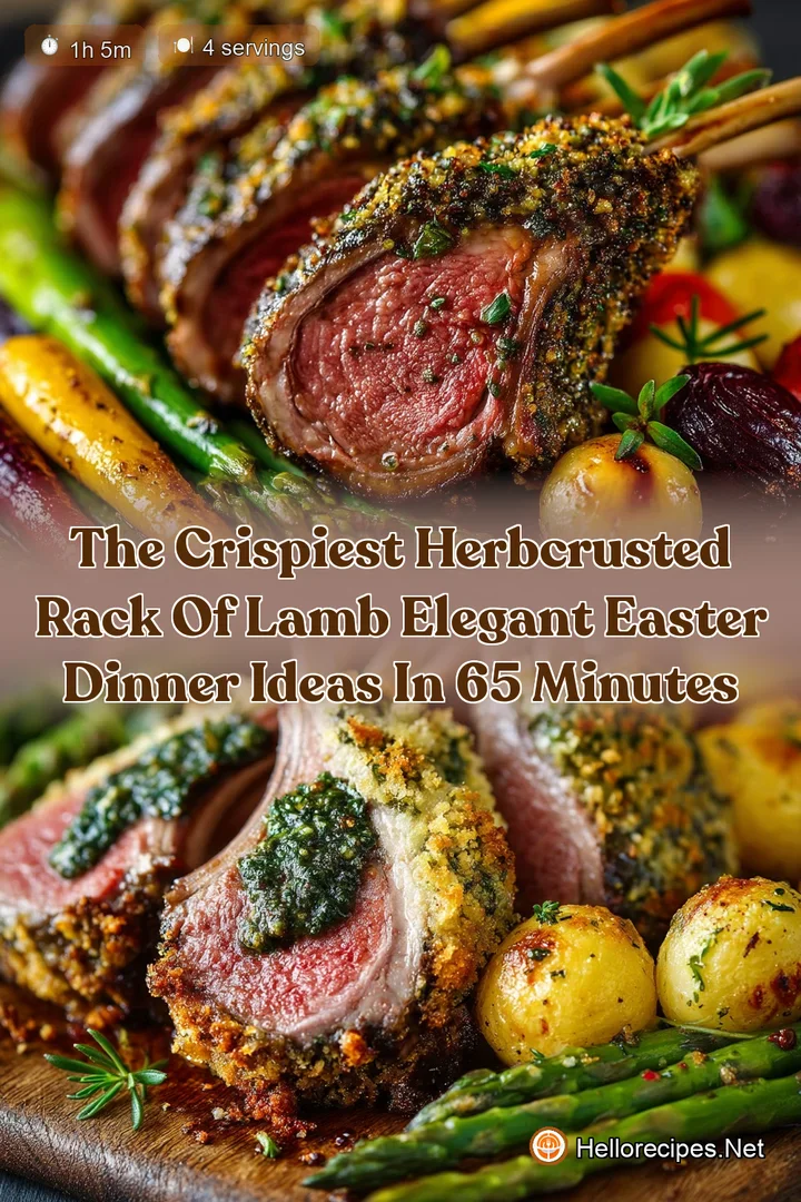 The Crispiest HerbCrusted Rack of Lamb Elegant Easter Dinner Ideas in 65 Minutes
