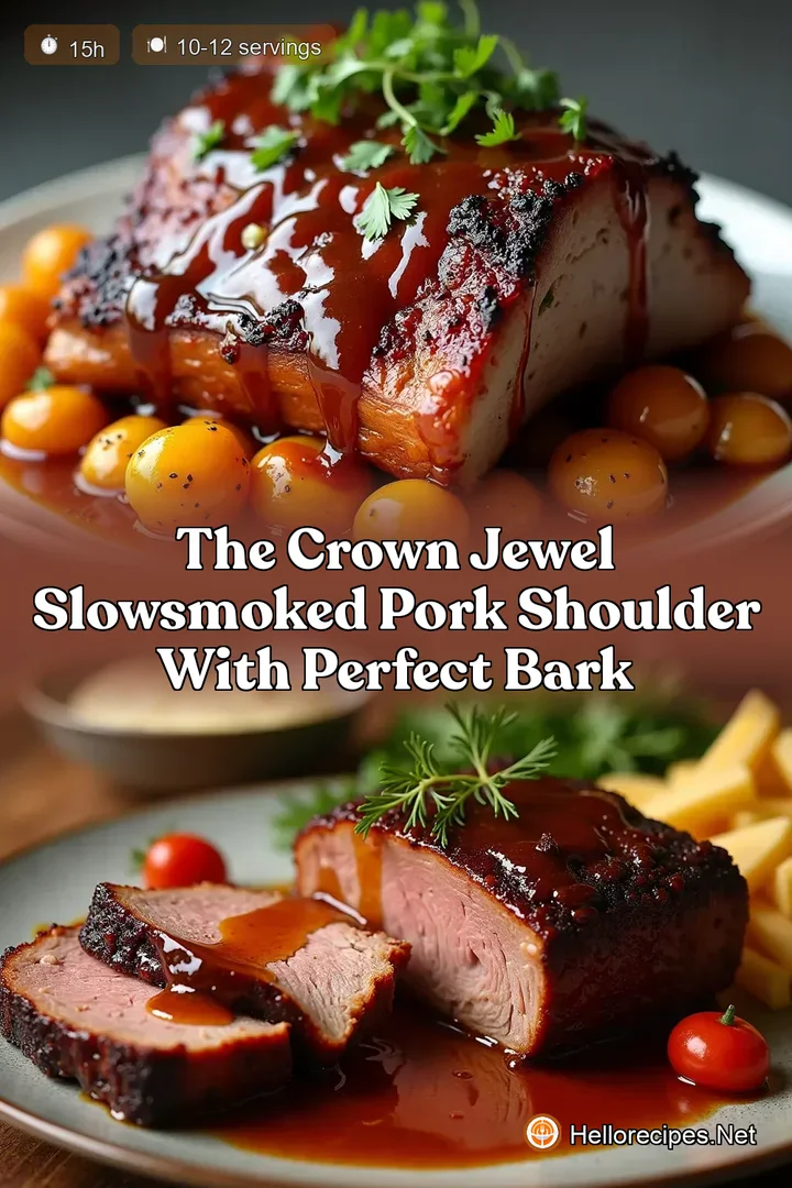 The Crown Jewel SlowSmoked Pork Shoulder with Perfect Bark