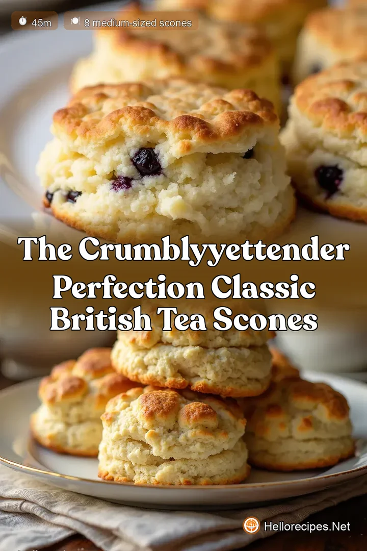 The CrumblyYetTender Perfection Classic British Tea Scones