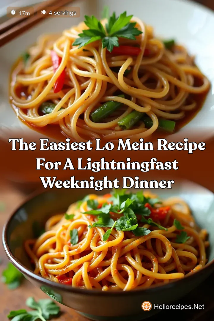 The Easiest Lo Mein Recipe for a LightningFast Weeknight Dinner