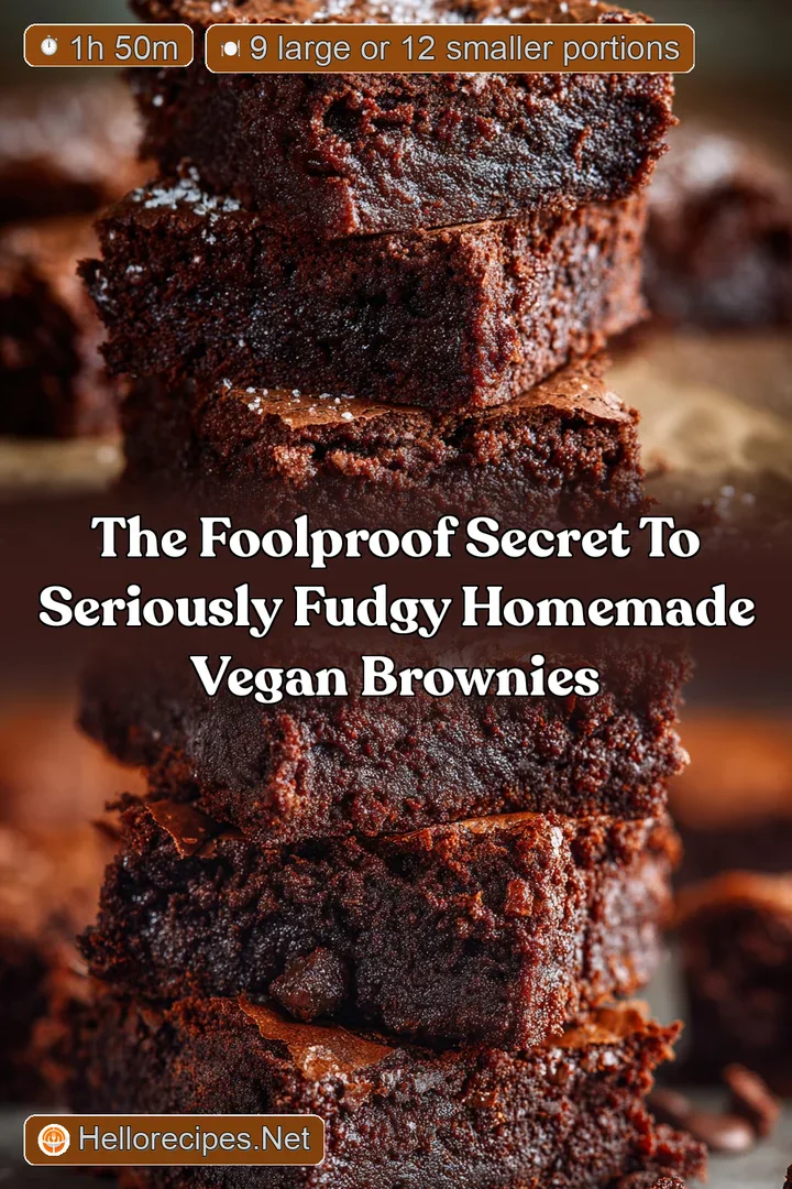 The Foolproof Secret to Seriously Fudgy Homemade Vegan Brownies