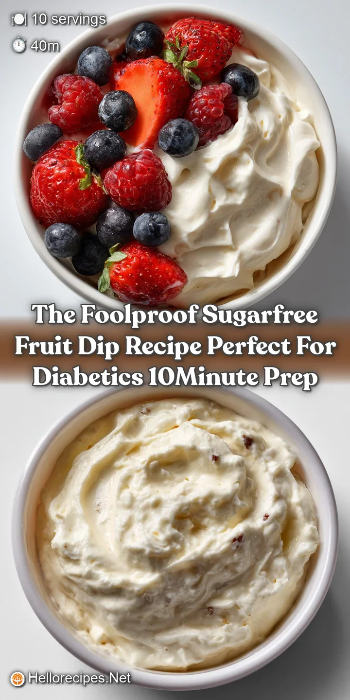The Foolproof SugarFree Fruit Dip Recipe Perfect for Diabetics 10Minute Prep