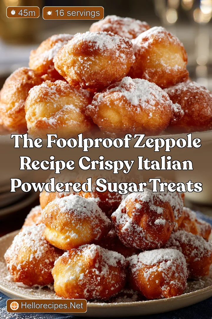 The Foolproof Zeppole Recipe Crispy Italian Powdered Sugar Treats