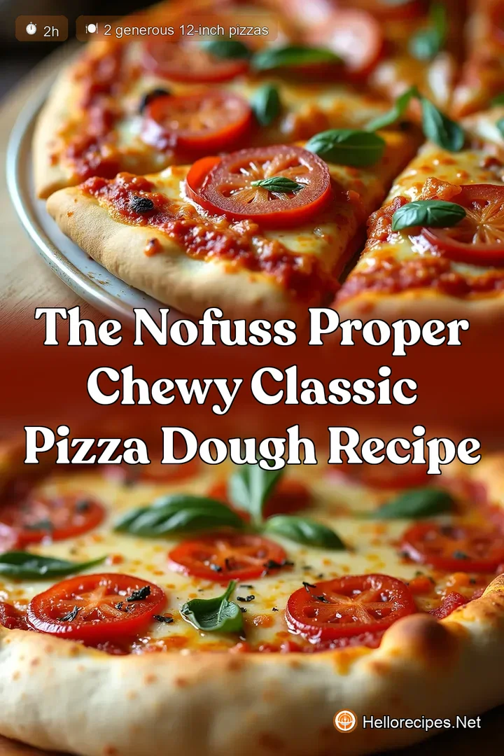 The NoFuss Proper Chewy Classic Pizza Dough Recipe
