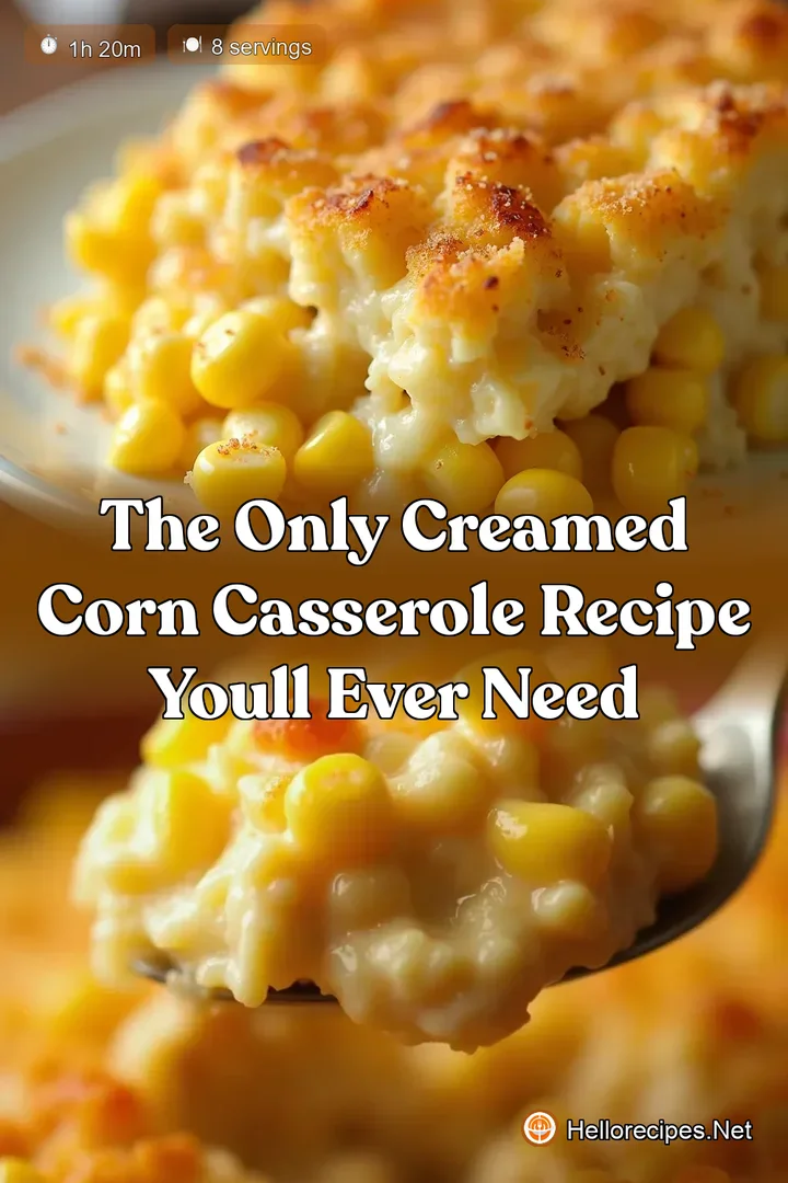 The Only Creamed Corn Casserole Recipe Youll Ever Need