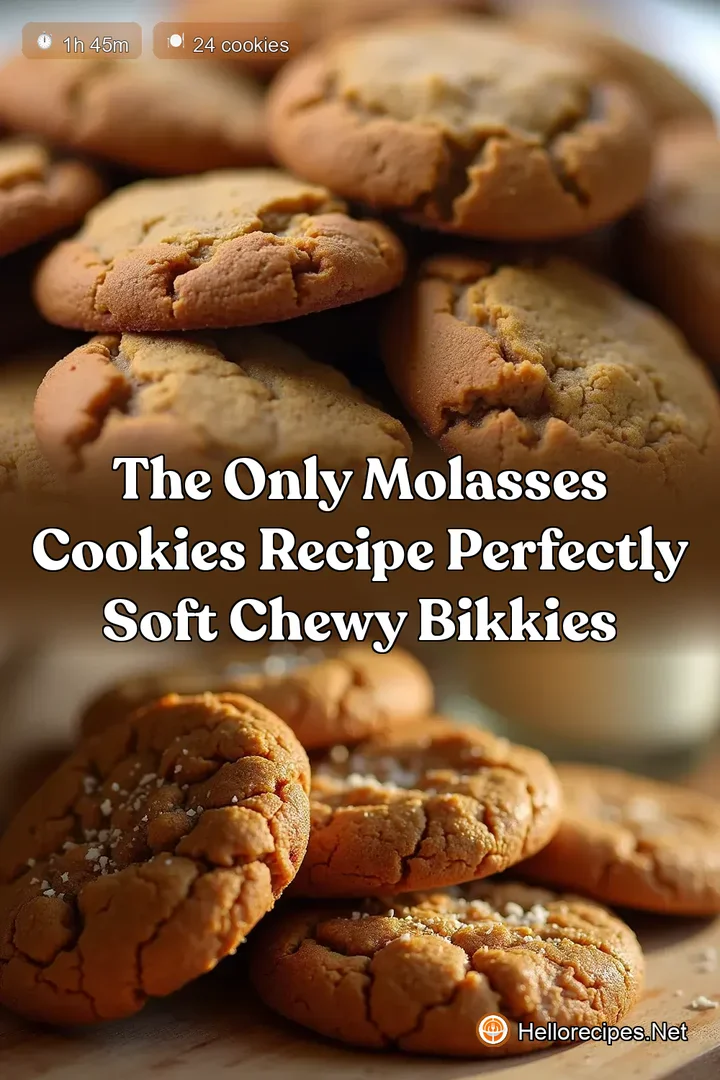 The Only Molasses Cookies Recipe Perfectly Soft Chewy Bikkies