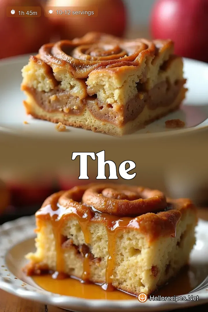 The Ultimate Cinnamon Roll Apple Cake with Buttery Swirl - Hello Recipes