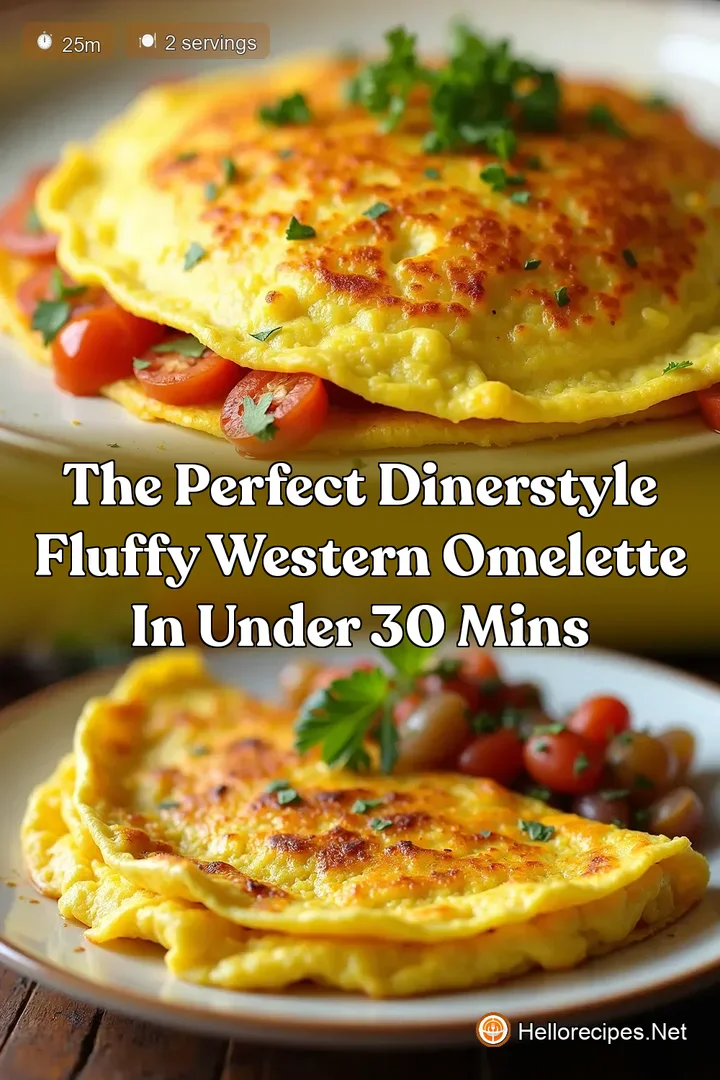The Perfect DinerStyle Fluffy Western Omelette in Under 30 Mins