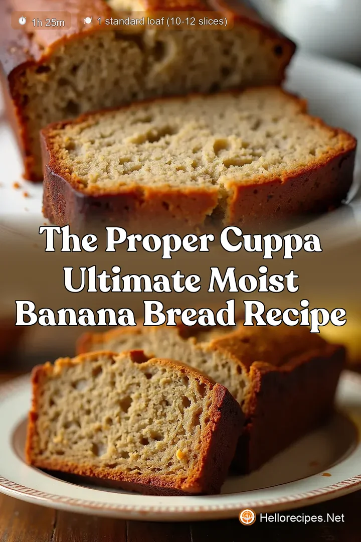 The Proper Cuppa Ultimate Moist Banana Bread Recipe