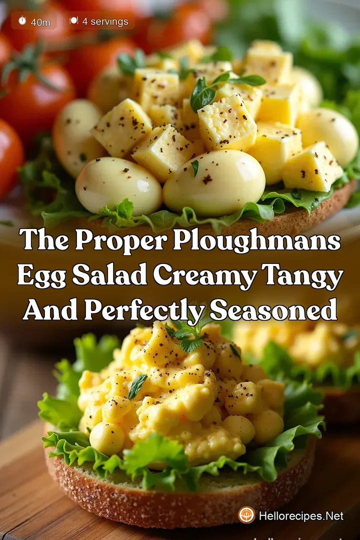 The Proper Ploughmans Egg Salad Creamy Tangy and Perfectly Seasoned