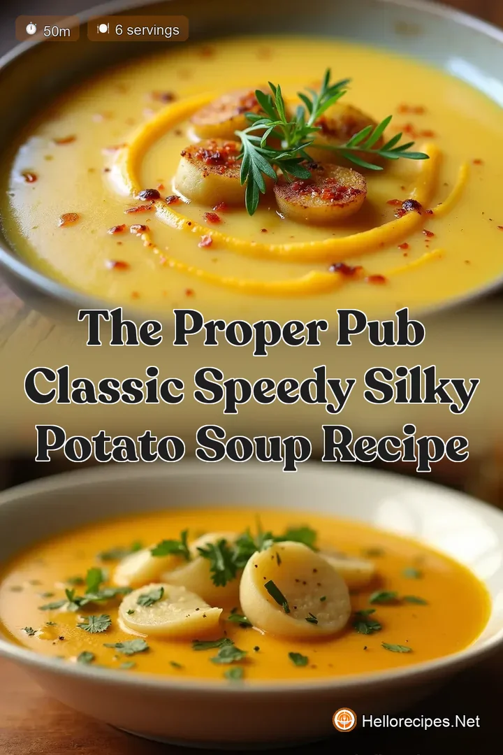 The Proper Pub Classic Speedy Silky Potato Soup Recipe