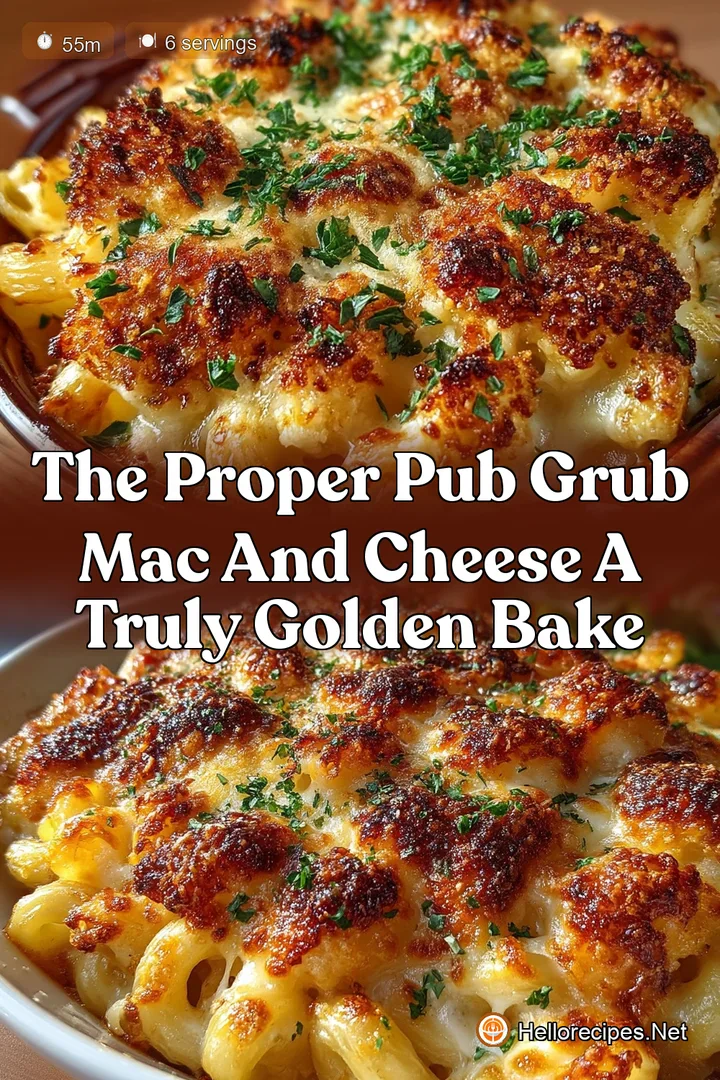 The Proper Pub Grub Mac and Cheese A Truly Golden Bake