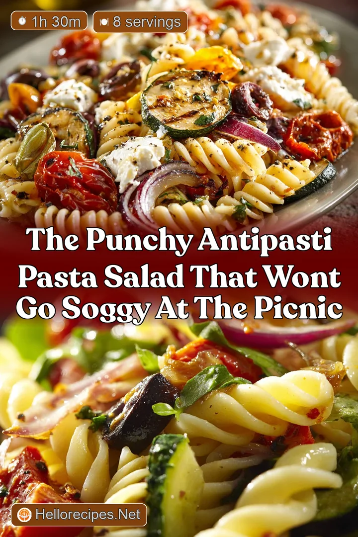 The Punchy Antipasti Pasta Salad That Wont Go Soggy at the Picnic