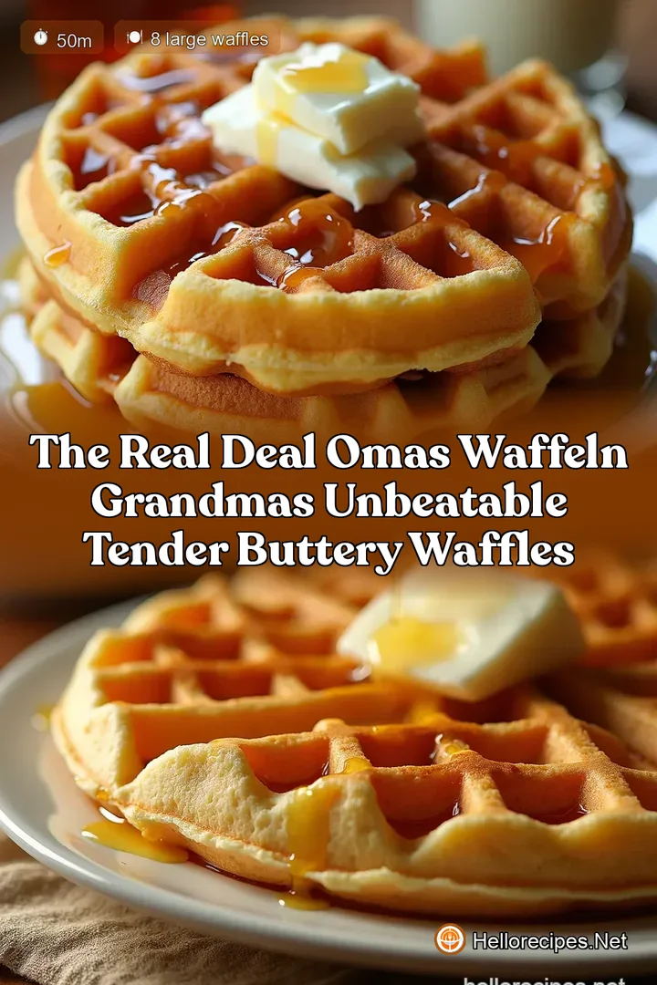 The Real Deal Omas Waffeln Grandmas Unbeatable Tender Buttery Waffles