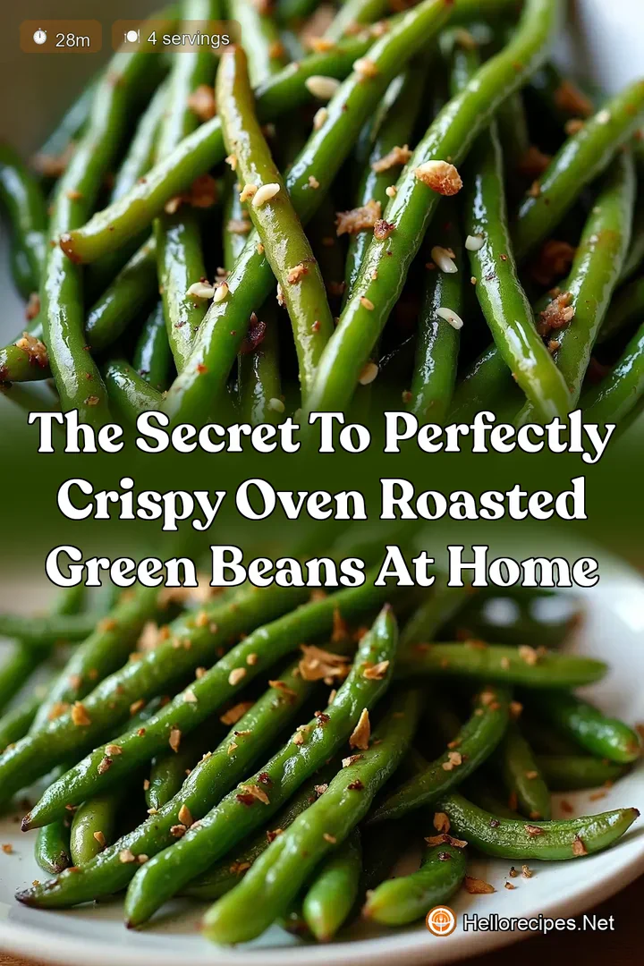 The Secret to Perfectly Crispy Oven Roasted Green Beans at Home