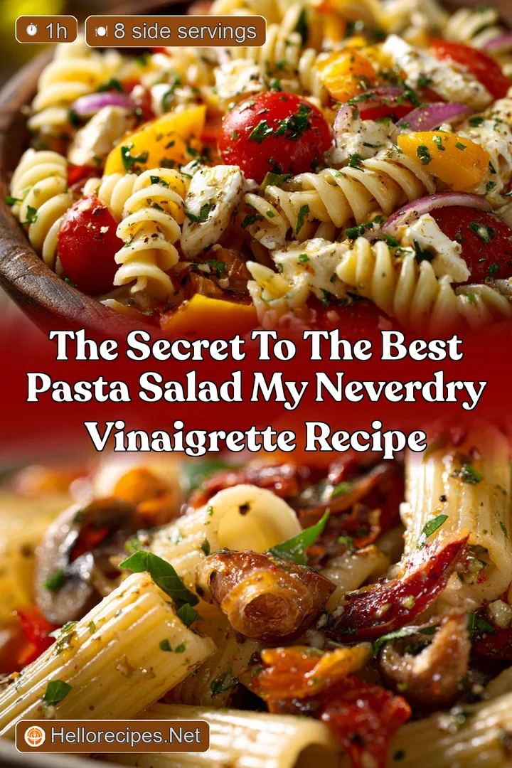 The Secret to the Best Pasta Salad My NeverDry Vinaigrette Recipe