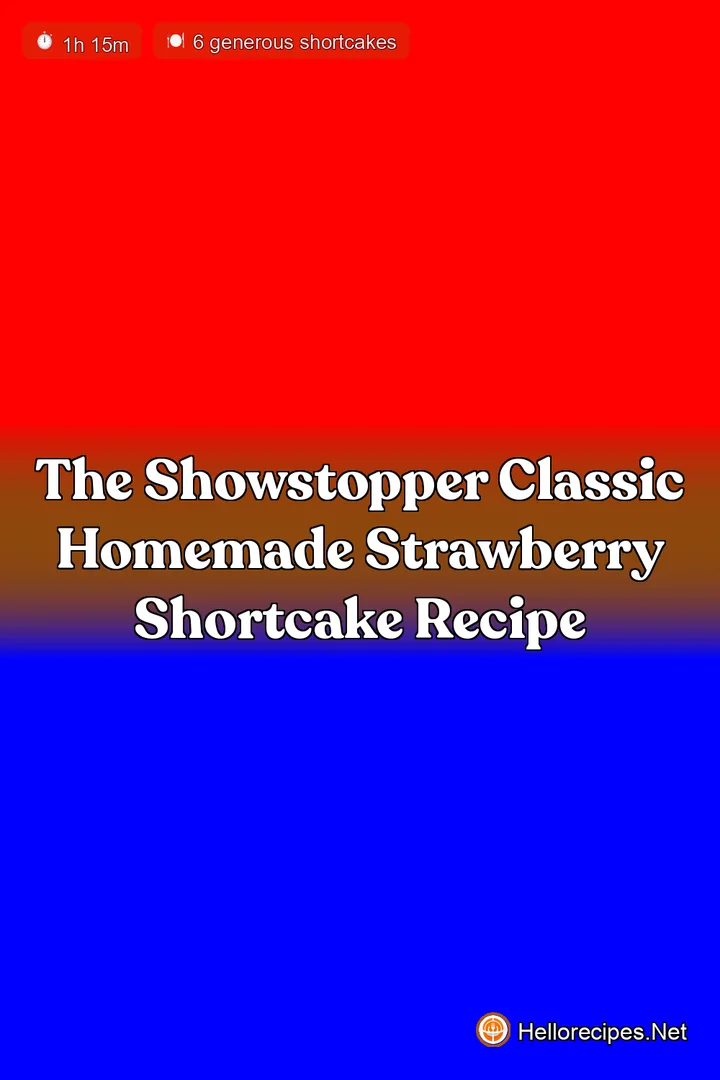 The Showstopper Classic Homemade Strawberry Shortcake Recipe