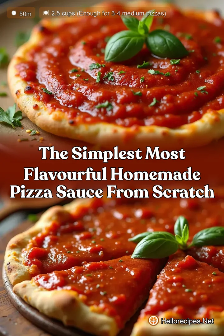 The Simplest Most Flavourful Homemade Pizza Sauce from Scratch
