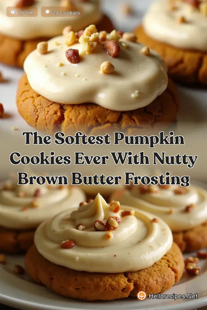 The Softest Pumpkin Cookies Ever with Nutty Brown Butter Frosting