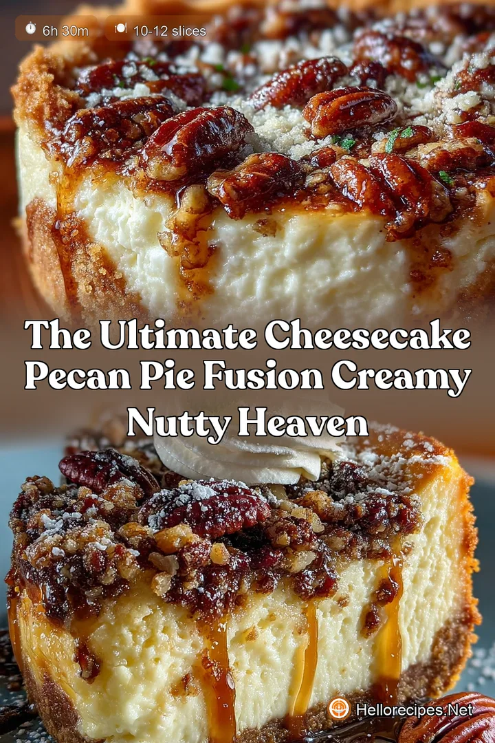 The Ultimate Cheesecake Pecan Pie Fusion Creamy Nutty Heaven