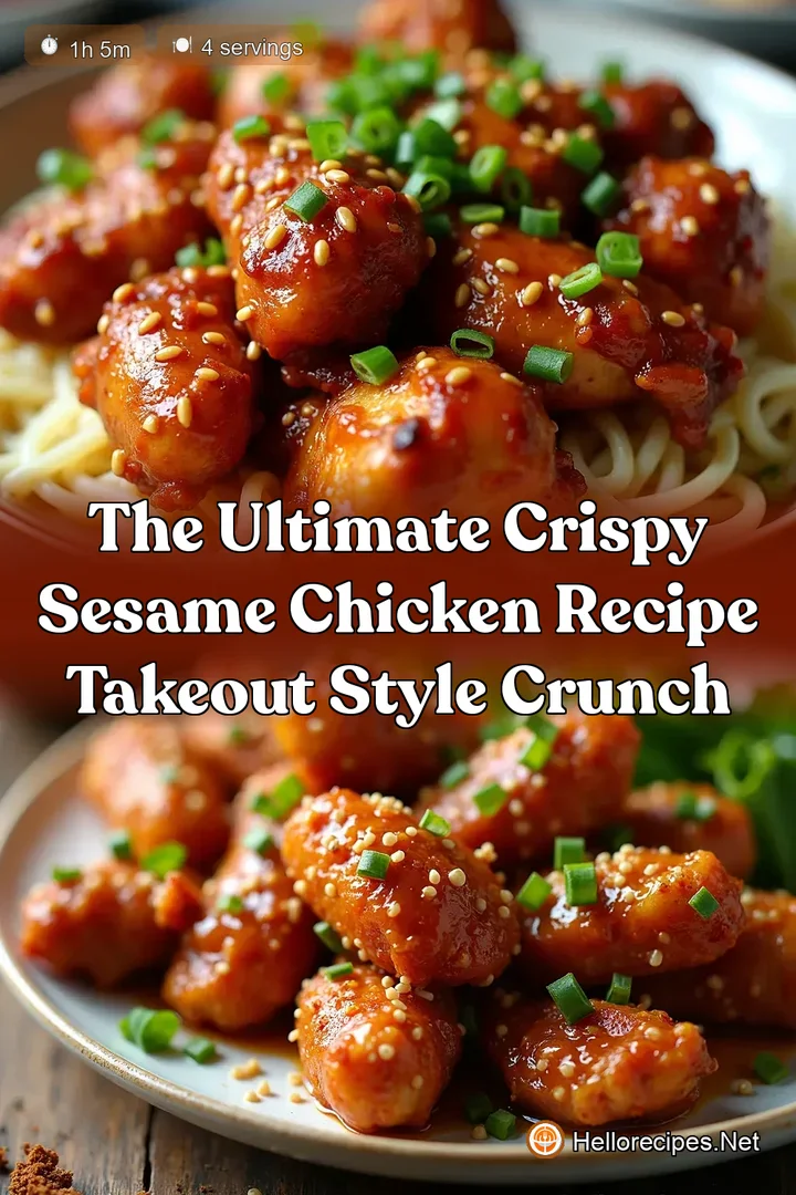 The Ultimate Crispy Sesame Chicken Recipe Takeout Style Crunch
