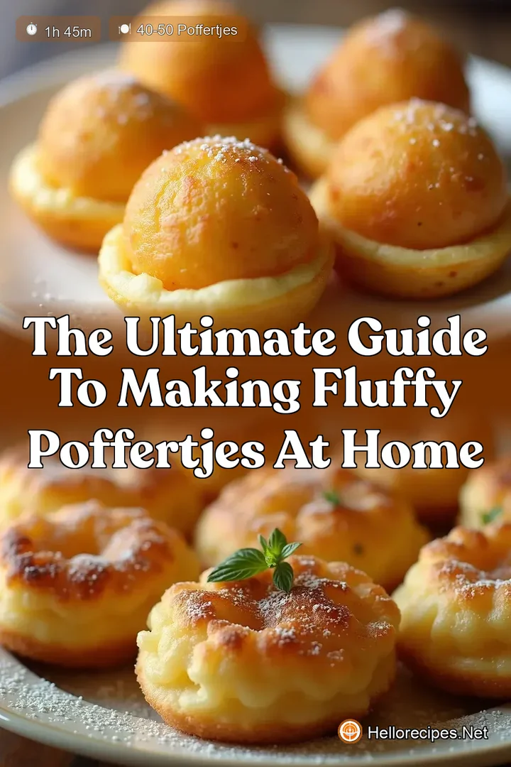 The Ultimate Guide to Making Fluffy Poffertjes at Home
