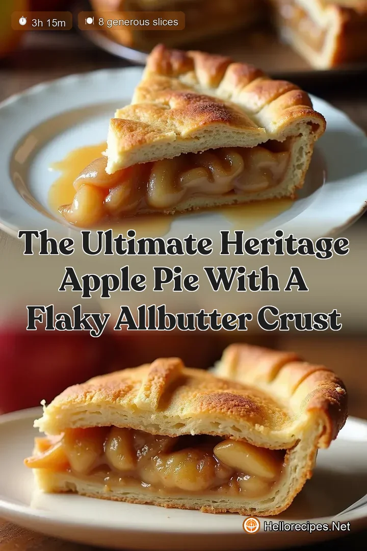 The Ultimate Heritage Apple Pie with a Flaky AllButter Crust