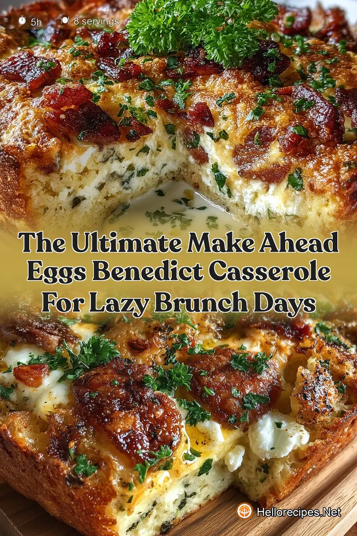 The Ultimate Make Ahead Eggs Benedict Casserole for Lazy Brunch Days