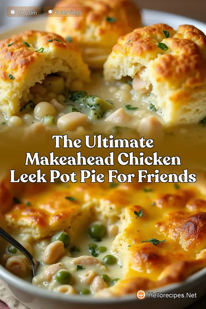The Ultimate MakeAhead Chicken Leek Pot Pie for Friends