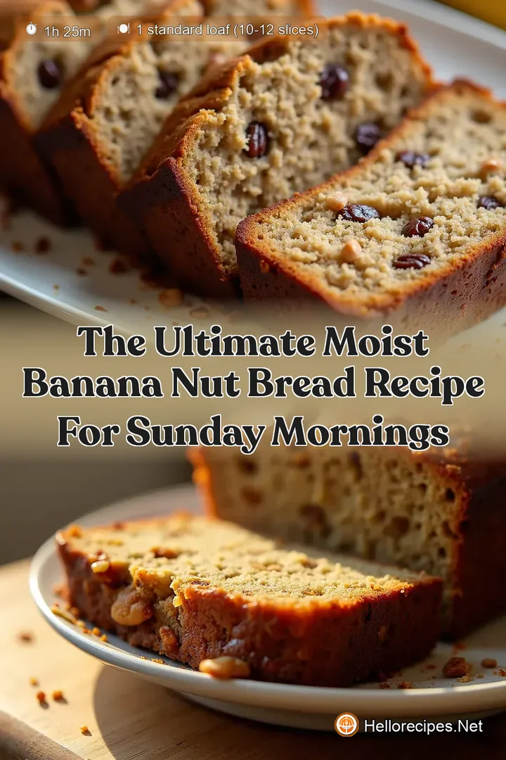 The Ultimate Moist Banana Nut Bread Recipe for Sunday Mornings