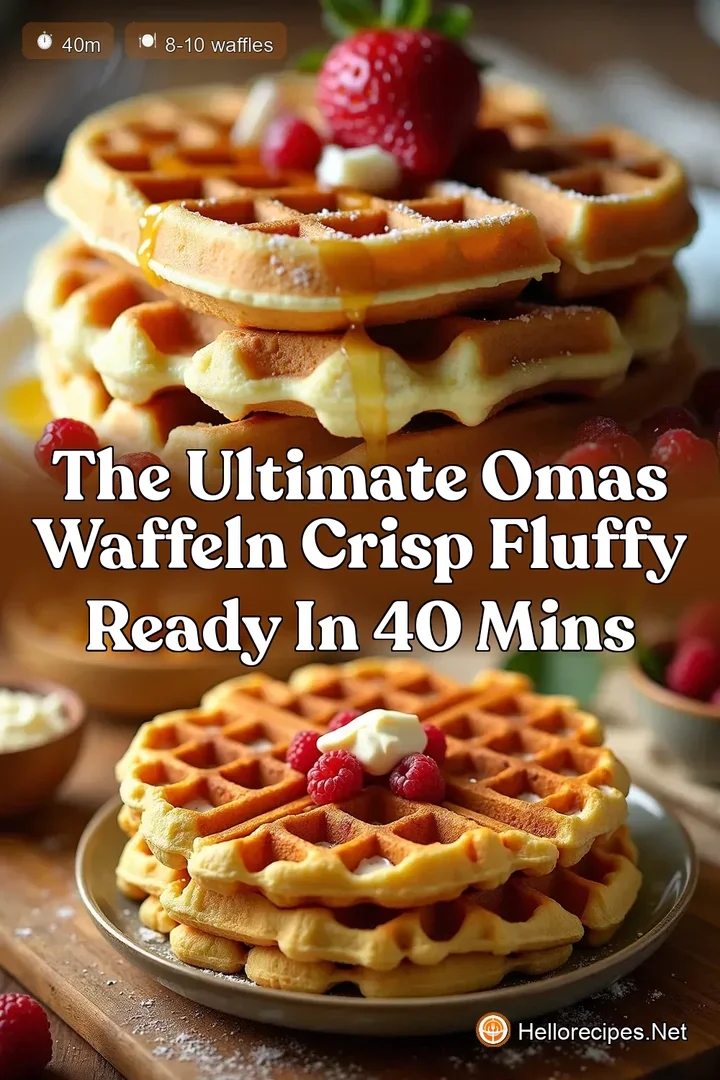 The Ultimate Omas Waffeln Crisp Fluffy Ready in 40 Mins