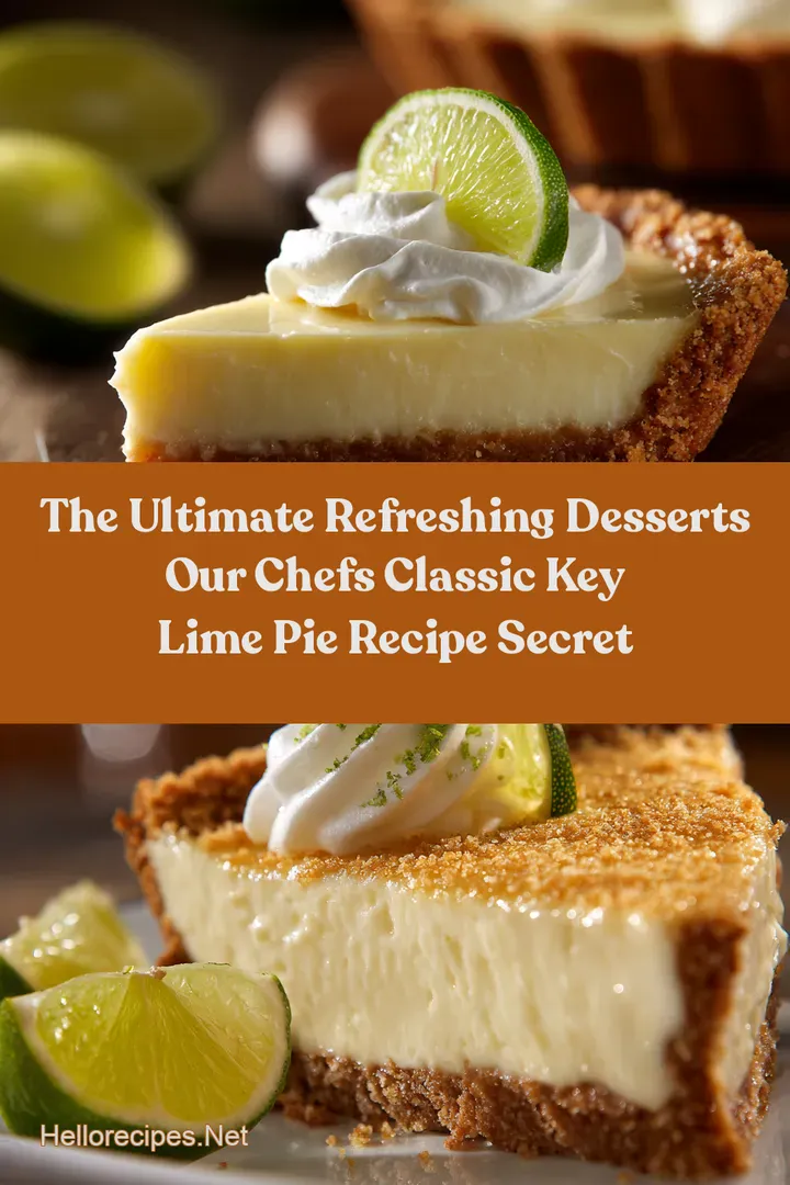 The Ultimate Refreshing Desserts Our Chefs Classic Key Lime Pie Recipe Secret