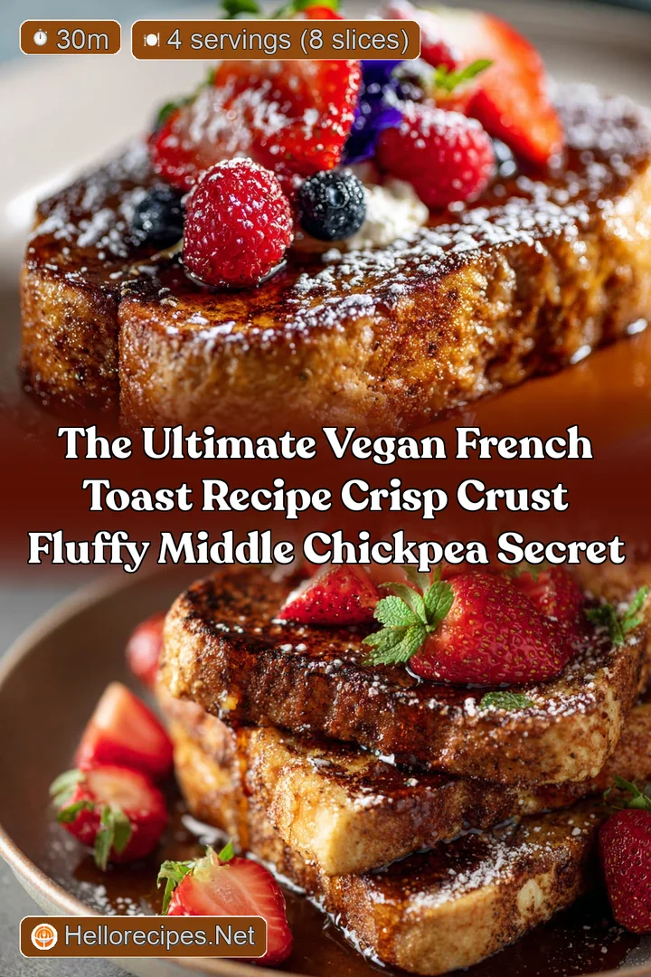 The Ultimate Vegan French Toast Recipe Crisp Crust Fluffy Middle Chickpea Secret