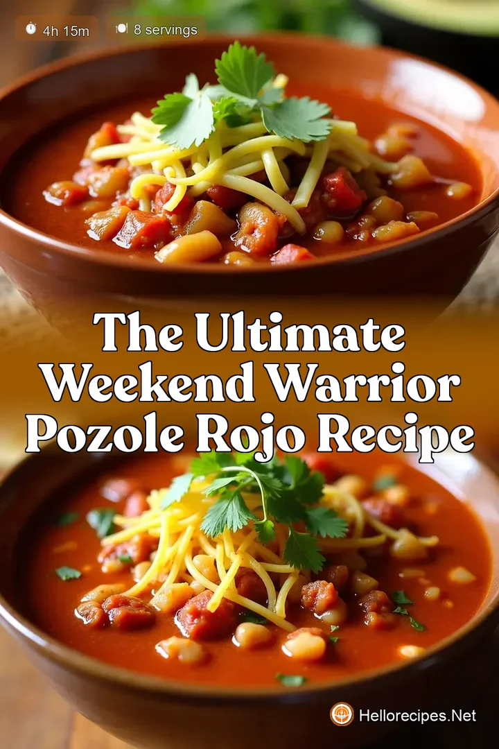 The Ultimate Weekend Warrior Pozole Rojo Recipe