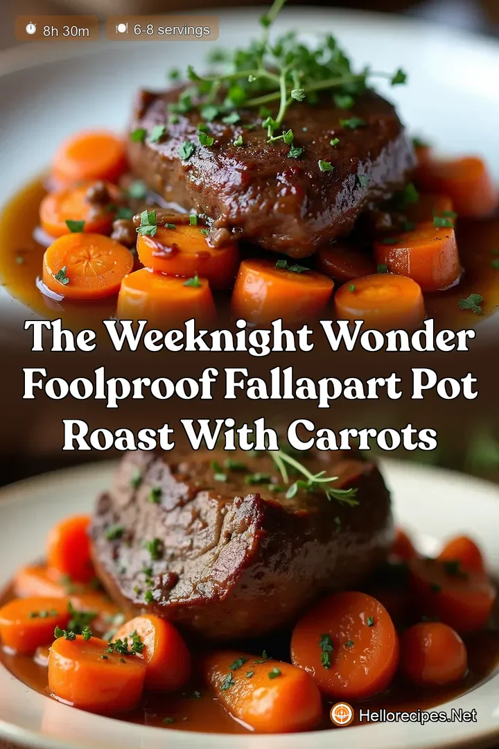 The Weeknight Wonder Foolproof FallApart Pot Roast with Carrots