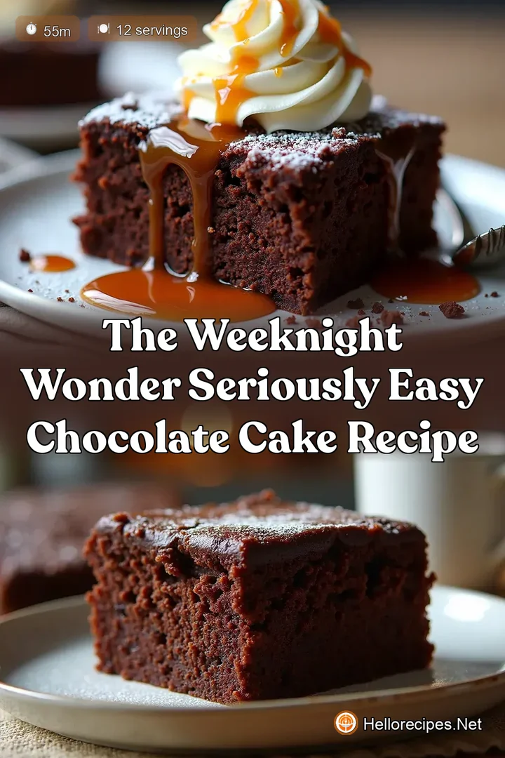 The Weeknight Wonder Seriously Easy Chocolate Cake Recipe
