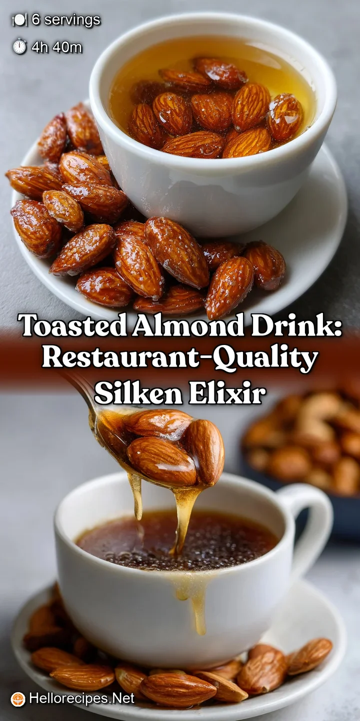 Toasted Almond Drink: Restaurant-Quality Silken Elixir