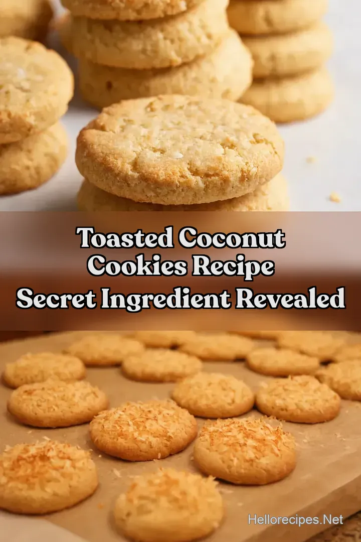Toasted Coconut Cookies Recipe Secret Ingredient Revealed