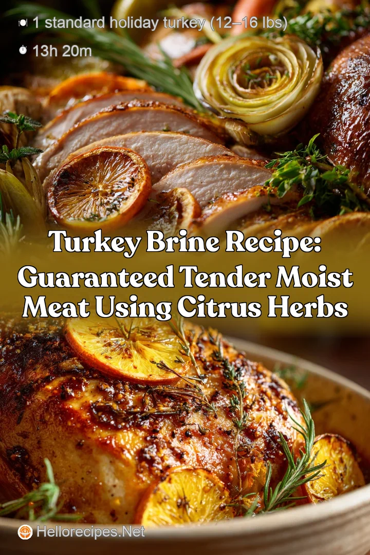 Turkey Brine Recipe: Guaranteed Tender Moist Meat Using Citrus Herbs