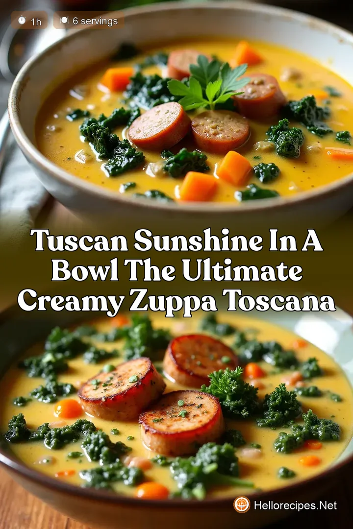 Tuscan Sunshine in a Bowl The Ultimate Creamy Zuppa Toscana