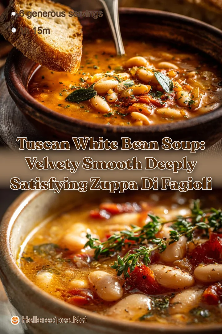 Tuscan White Bean Soup: Velvety Smooth Deeply Satisfying Zuppa di Fagioli