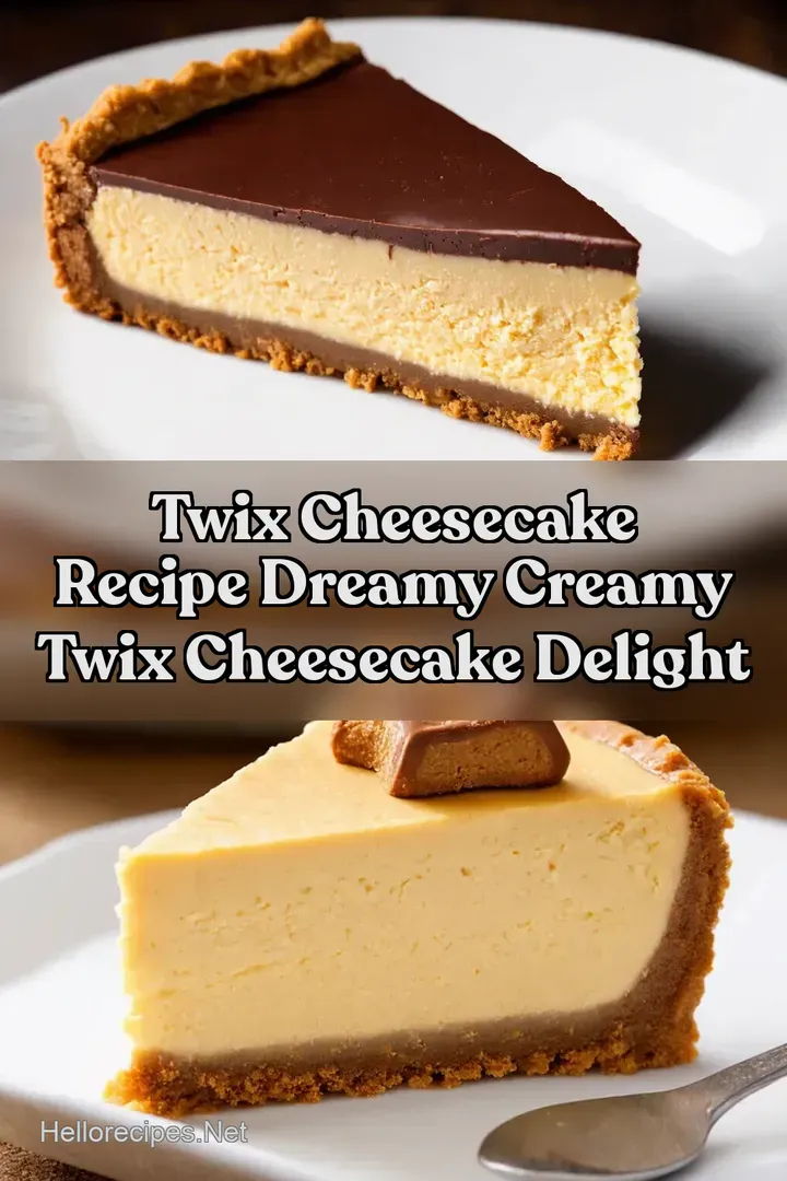 Twix Cheesecake Recipe Dreamy Creamy Twix Cheesecake Delight