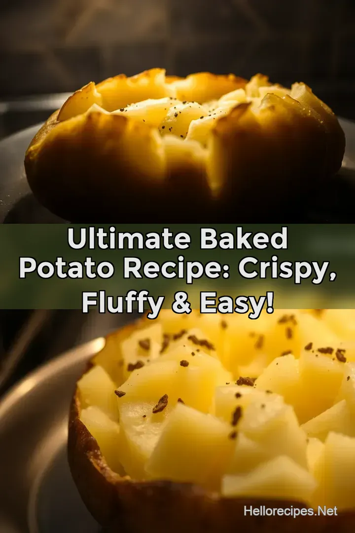 Ultimate Baked Potato Recipe: Crispy Fluffy & Easy!