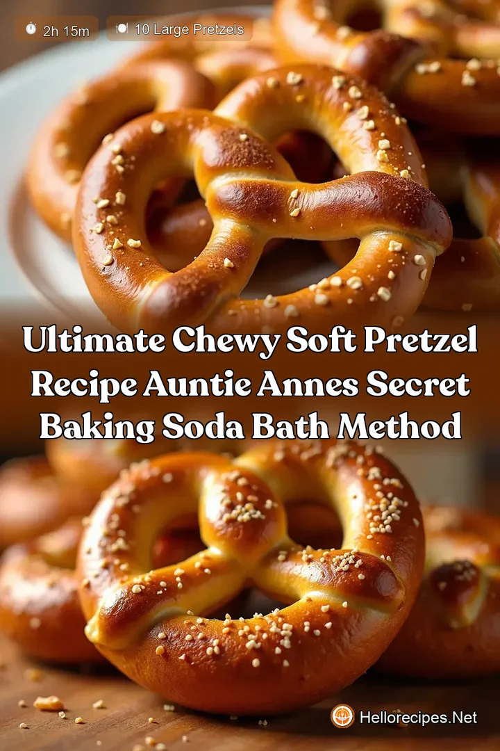 Ultimate Chewy Soft Pretzel Recipe Auntie Annes Secret Baking Soda Bath Method