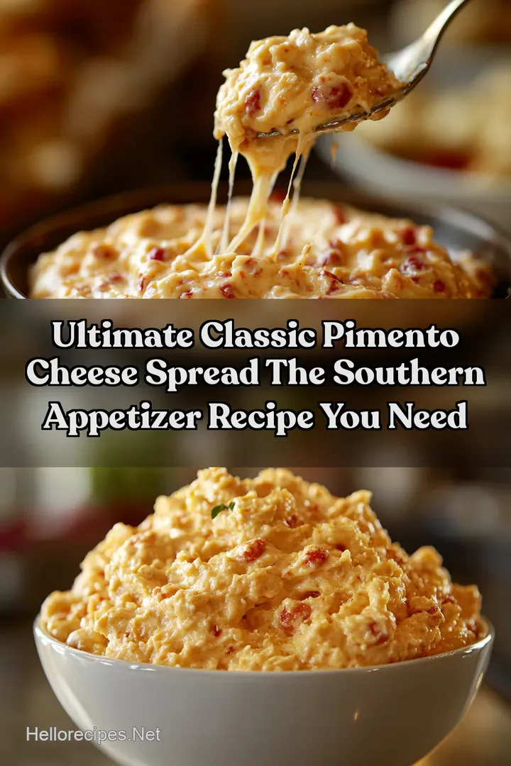 Ultimate Classic Pimento Cheese Spread The Southern Appetizer Recipe You Need