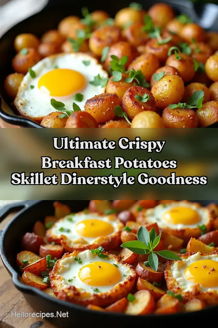 Ultimate Crispy Breakfast Potatoes Skillet DinerStyle Goodness