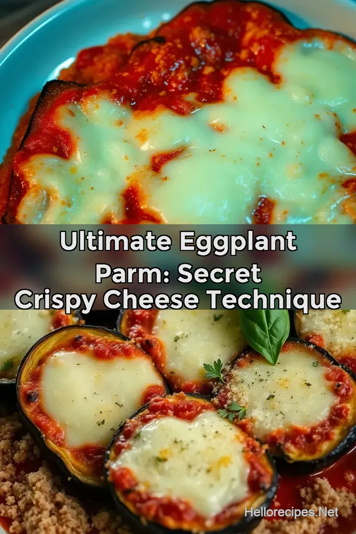 Ultimate Eggplant Parm: Secret Crispy Cheese Technique