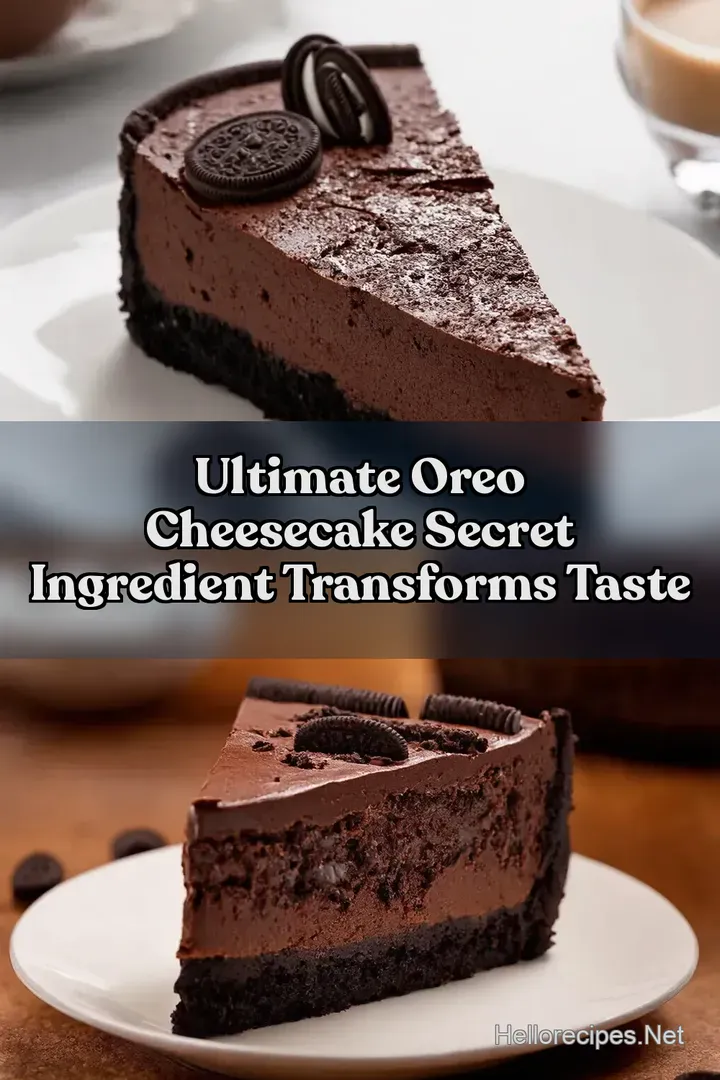 Ultimate Oreo Cheesecake Secret Ingredient Transforms Taste